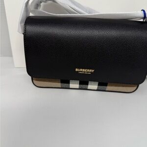 Burberry Black Leather Bag
